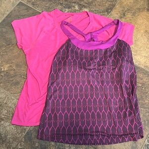 North Face Pink and Purple Women's Tops Set